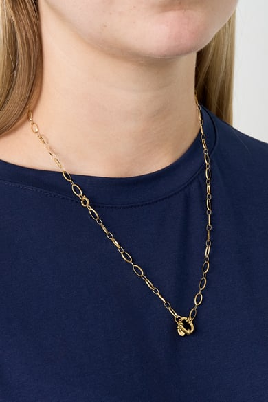Simple lock necklace h5 Picture4